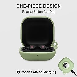Geiomoo 2 in 1 Silicone Case Compatible with Beats