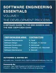 Software Engineering Essentials Volume I The Development - 