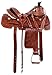 Acerugs Hand Carved Western Roping All Purpose Ranch Work Pleasure Trail Leather Horse Saddle TACK Set (Chestnut, 15)thumb 2