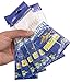 Mimilure Luminous Freshwater/Saltwater Fishing Sabiki Bait Rigs w/True Fish Skin and Feather Hooks 6 pack