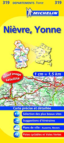 MH319 Nievre Yonne 1:150K (French Edition) by Michelin