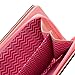 Women's Wallet Cute Cat Wallet Coin Purse Bifold Long Purse with Zipper Dark Blue