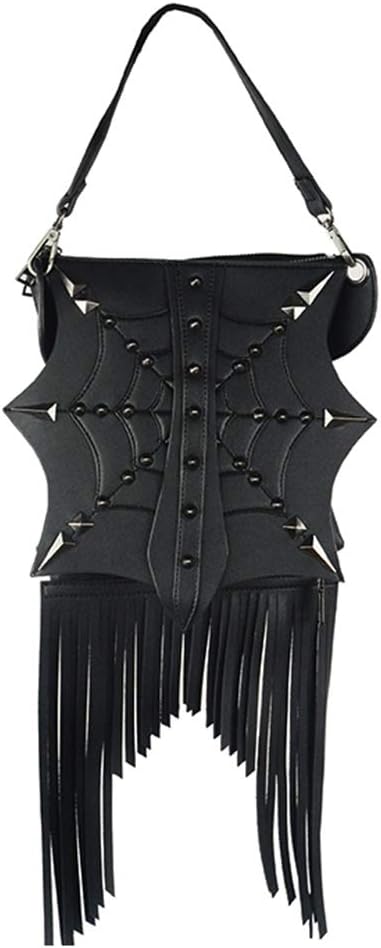 Crossbody Bags for Women Vintage Steampunk Rivets Cross Body Messenger Shoulder Bag