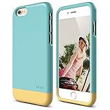 iPhone 6 Case, elago [Glide][Coral Blue / Cream Yellow] - [Mix and Match][Premium Armor][True Fit] – for iPhone 6 Only