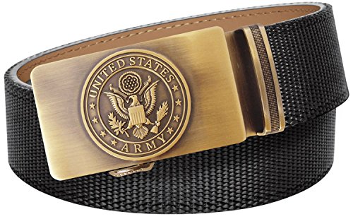 U.S. Army Black Nylon Weave Slide Belt