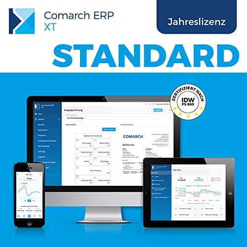Comarch Erp Xt Einfaches Rechnungsprogramm Und Lagerverwaltung Fur Kleinunternehmer Selbstandige Handwerker Dienstleister Aus Der Cloud Viele Funktionen Paket Rechnungen Lager Jahreslizenz Amazon De Software