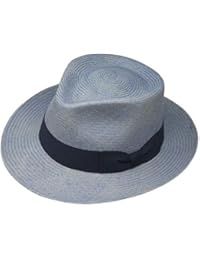 Borges & Scott Faded Blue - Sundowner Panama Hat - 58cm