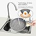 BOCCA Frying Pan, 100% PFOA Free Stone-Derived Non-Stick Coating 5 Layers Bottom, Bakelite Handle Aluminum Cooking Pan, Open Frypan,11 Inch