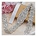 Bridal Belt for Women Dress, Wedding Dress Belt for Bride Gold Crystal Sash Wedding Belt