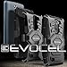 Evocel New Generation Series Phone Case Compatible with LG K7, LG Tribute 5, LG Escape 3, LG K8 with Belt Clip Holster and Kickstand, Black