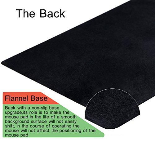 Qcute Mouse Pad, Gaming Aluminum Mouse Pad 9.45 X 7.87 Inch W Non-Slip Rubber Base & Micro Sand Blasting Aluminum Surface for Fast and Accurate Control (Large, Gold) - Thumbnail 6