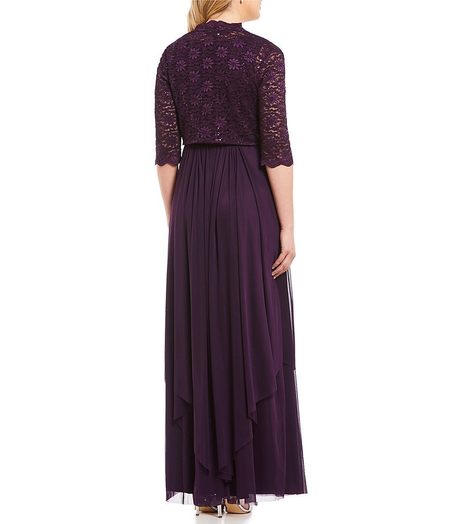 aubergine mother of the bride