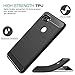 Google Pixel 2 XL Case, Vinve [Slim Thin] Carbon Fiber TPU Shock Absorption Anti-Scratches Flexible Soft Protective Case Cover for Google Pixel 2 XL - Black