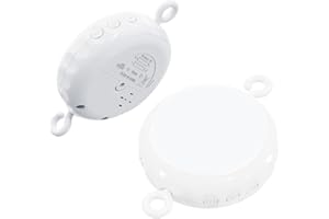 Mobile - 3 Modes Auto | Volume Control Spinner, 24 Piano Lullabies Portable Crib Mobile Sound Machine for Home