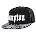 Nothing Nowhere Women's Standard Olde English Snap, Comp, BLKBLK, Bandana Brim, One Size