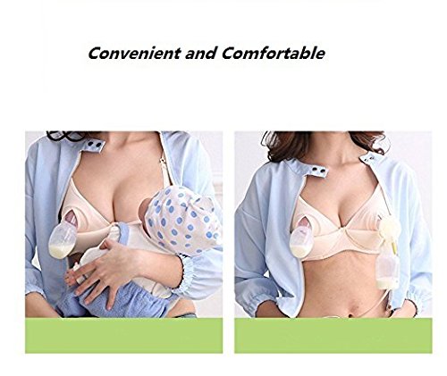 Manual Breast Pumps Silicone Breastfeeding Pump Milk Pump Suction with Protective Lid, 100% Food Grade BPA-Free Manual Hands Free
