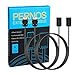 Pernos Classic Controller Extension Cable - Nintendo SNES and Mini NES Classic Edition-2016, Black (2 Pack) 3M (10')