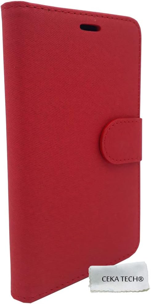 Case compatible with Lava Iris Fuel 60 - Red - CEKATECH® Universal Quality Protection