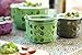 Lifefactory BPA-Free Glass Food Storage and Bakeware with Protective Silicone Sleeve and Lid, 6 Piece Grass Green