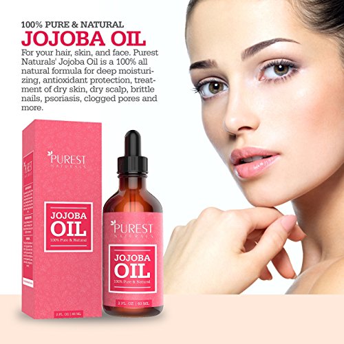 Purest Naturals Organic Jojoba Oil Best Carrier Oil For Face, Skin