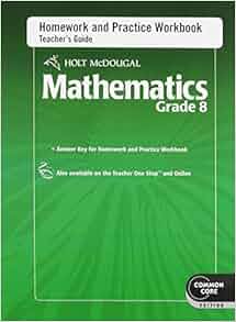 Holt mcdougal 8th grade math picture