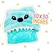 Little Monster Hooded Baby Blanket/Towel (4 More Designs to Choose From) - Unisex Toddler/Baby Blanket & Bath Towel Hoodie