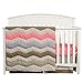 Trend Lab Cocoa Coral 3 Piece Crib Bedding Set, Coral Pink
