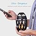 DIKAOU Led flame table lamp, Torch atmosphere Bluetooth speakers&Outdoor Portable Stereo Speaker with HD Audio and Enhanced Bass,LED flickers warm yellow lights BT4.2 for iPhone/iPad /Androidthumb 2
