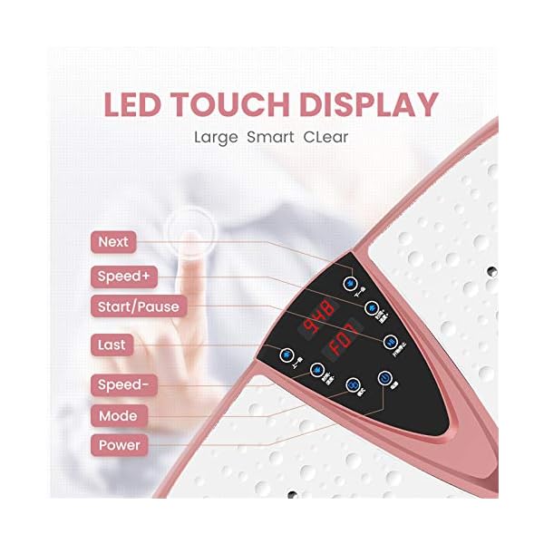 H-XH-Vibration-Plate-4d-Vibration-Fitness-Trainer-bluetooth-Speaker-RemoteWhole-Body-Exercise-Machine-5-Programs-Massage-Fitness-Platform-330-Lbs H-XH Vibration Plate 4d, Vibration Fitness Trainer +bluetooth Speaker+ Remote,Whole Body Exercise Machine 5 Programs Massage Fitness Platform 330 Lbs