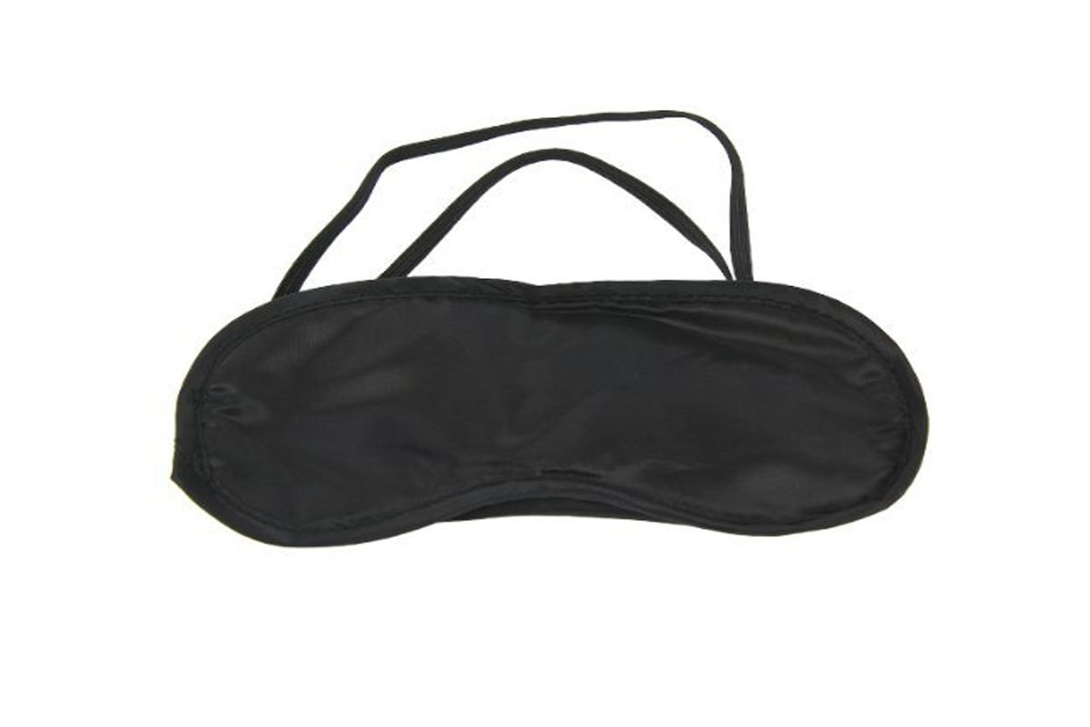 Sleep Eye Mask,Silk Sleep Mask with Adjustable Strap Blindfold Mask(Black)