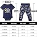 Baby Boy Space Theme Outfit Newborn Infant I Love You To The Moon And Back Stars Clothes (0-3 Months)