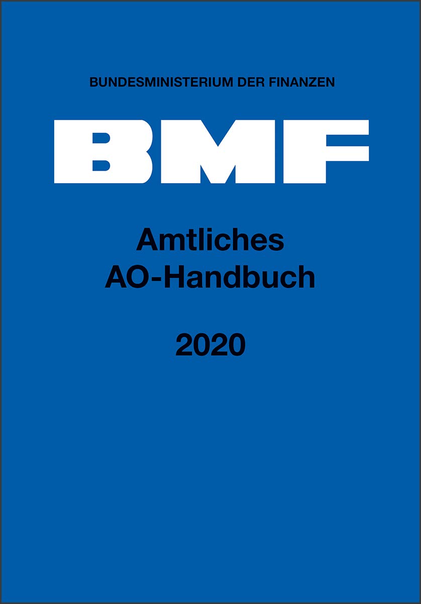 Amtliches Ao Handbuch 2020 Amazon De Bundesministerium Der Finanzen Bucher