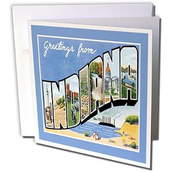 thumbnail image 2 of GREETINGS FROM INDIANA Vintage Reprint Postcard Set Of 20... 2 of 11