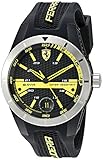 Ferrari Men's 0830277 REDREV T Analog Display Quartz Black Watch