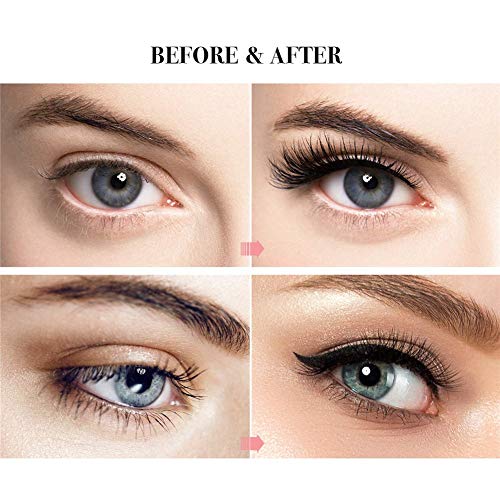 BONNIESTORE Magnetic Eyeliner With Magnetic Eyelashes, False Eyelash Applicator, No Glue 3D Reusable Magnetic False Eyelashes, Easier To Use, Even For Beginners