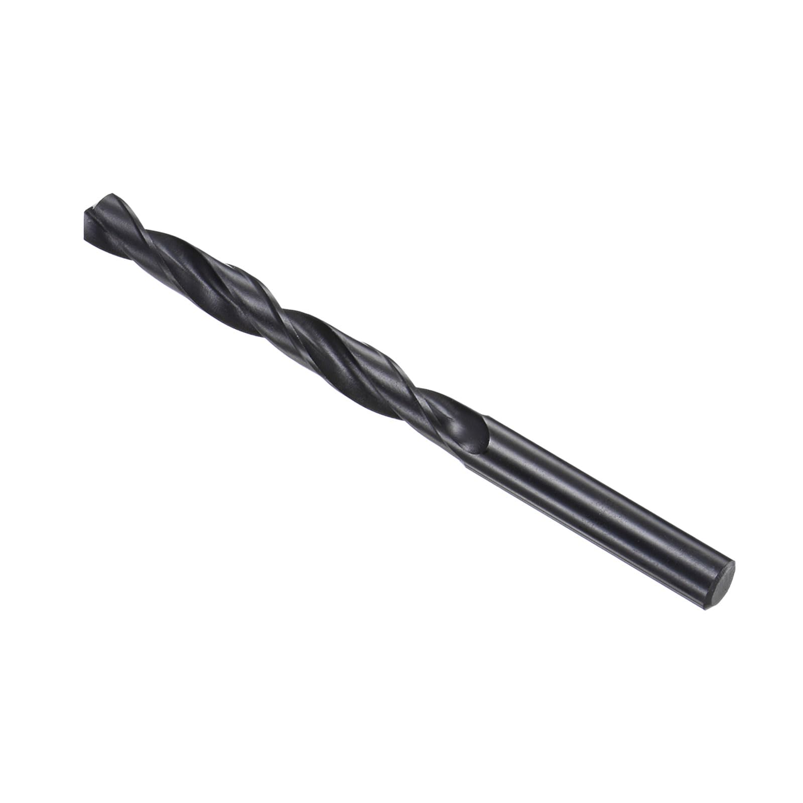 CoCud 6542 High Speed Steel Twist Drill Bits, 9.2mm Diameter 125mm Length, Black Oxide Straight Twist Jobber Drill Bit - (Applications: for Metal Woodwork Plastic Aluminum)