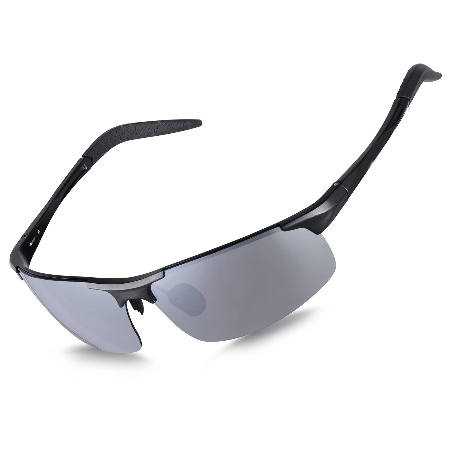 GREENTREEN Cycling Glasses Polarised for Men: UV400 Protection Superlight Frame - Polarized Sports Sunglasses for Running Fishing Driving Hiking - Runners Anglers Drivers Hikers