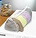 Whitmor Mesh Hosiery Wash Bag White 4-Compartment