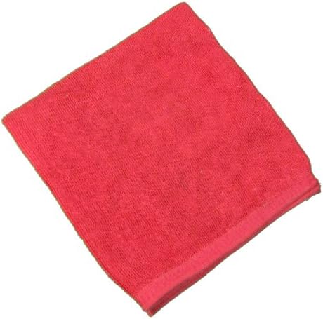 Brillianize Deep Pile Red Microfiber Terry Polishing Cloth - 12 Pack
