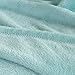 Bedsure Flannel Fleece Luxury Blanket Lt Blue Throw Lightweight Cozy Plush Microfiber Solid Blanket