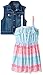 Limited Too Girls' Woven Vest and Knit Dress Set