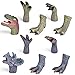 10 Pcs Dinosaur Finger Puppets, Best Choice for Party Favors, Stocking Stuffers, Pinata Fillers and Goodie Bag Fillers