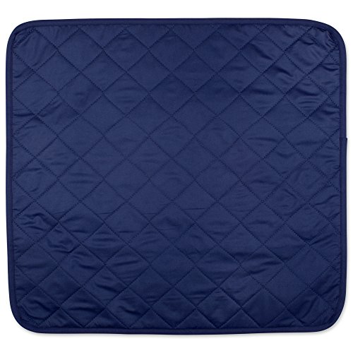 E-Living Store Washable Reusable Incontinence Seat/Chair Protector Pad, 4-Layer Absorbent Design for Chair Lift, Wheelchair, Bed, Crib, Recliner - Navy Blue - Thumbnail 2