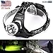 econoLED Outdoor Waterproof 1600lm Xm-l T6 LED Headlamp + 2 X 18650 Rechargeable Batteries + Charger
