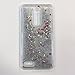 GOPROCELL (TM) TRANSPARENT LIQUID GLITTER LUXURY FULL TPU CASE BLING STARS FOR ZTE ZMAX PRO METRO PCS Z981 (silver)
