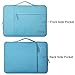 MOSISO Laptop Sleeve Compatible with MacBook Air/Pro Retina, 13-13.3 inch Notebook,Compatible with MacBook Pro 14 inch 2021 2022 M1 Pro/Max A2442,Polyester Multifunctional Briefcase Bag, Sky Blue