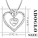 Ado Glo Christmas Girlfriend Birthday Gift, I Love You to The Moon and Back Heart Pendant Necklace, Fashion Jewelry for Women Girls, Anniversary Xmas