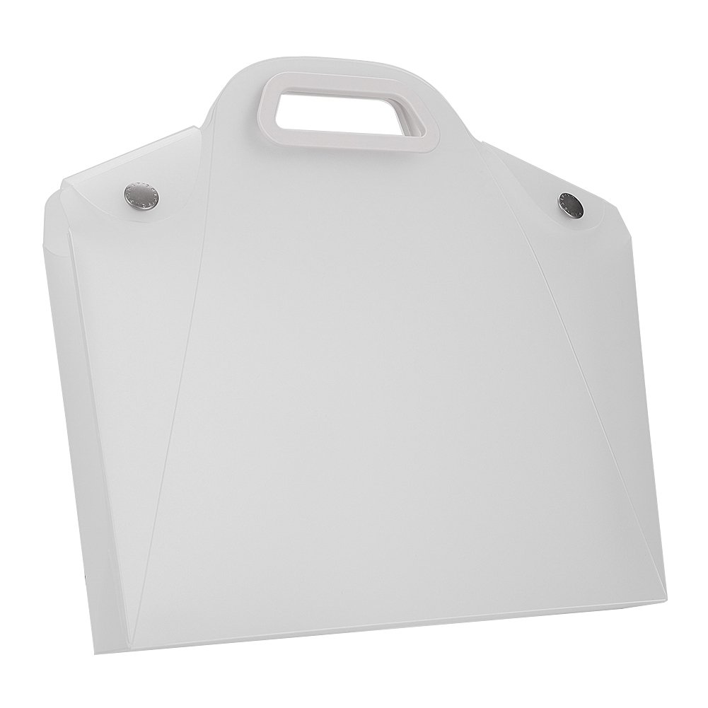 A4 File Folder File Organiser Filing Stationery Folders Portable Plastic Documents Holder Sorter Wallet Ring Binder Organ Bag for Office/School/Family with Handle