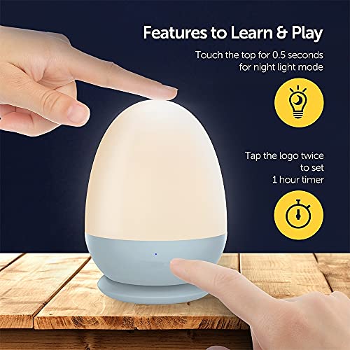 JolyWell Night Lights For Kids With Stable Charging Pad, ABS+PC Bedside