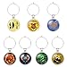 NHEINNO Wine Glass Charms Drink Markers Identification Tags Wine Glass Decor Charms (7)